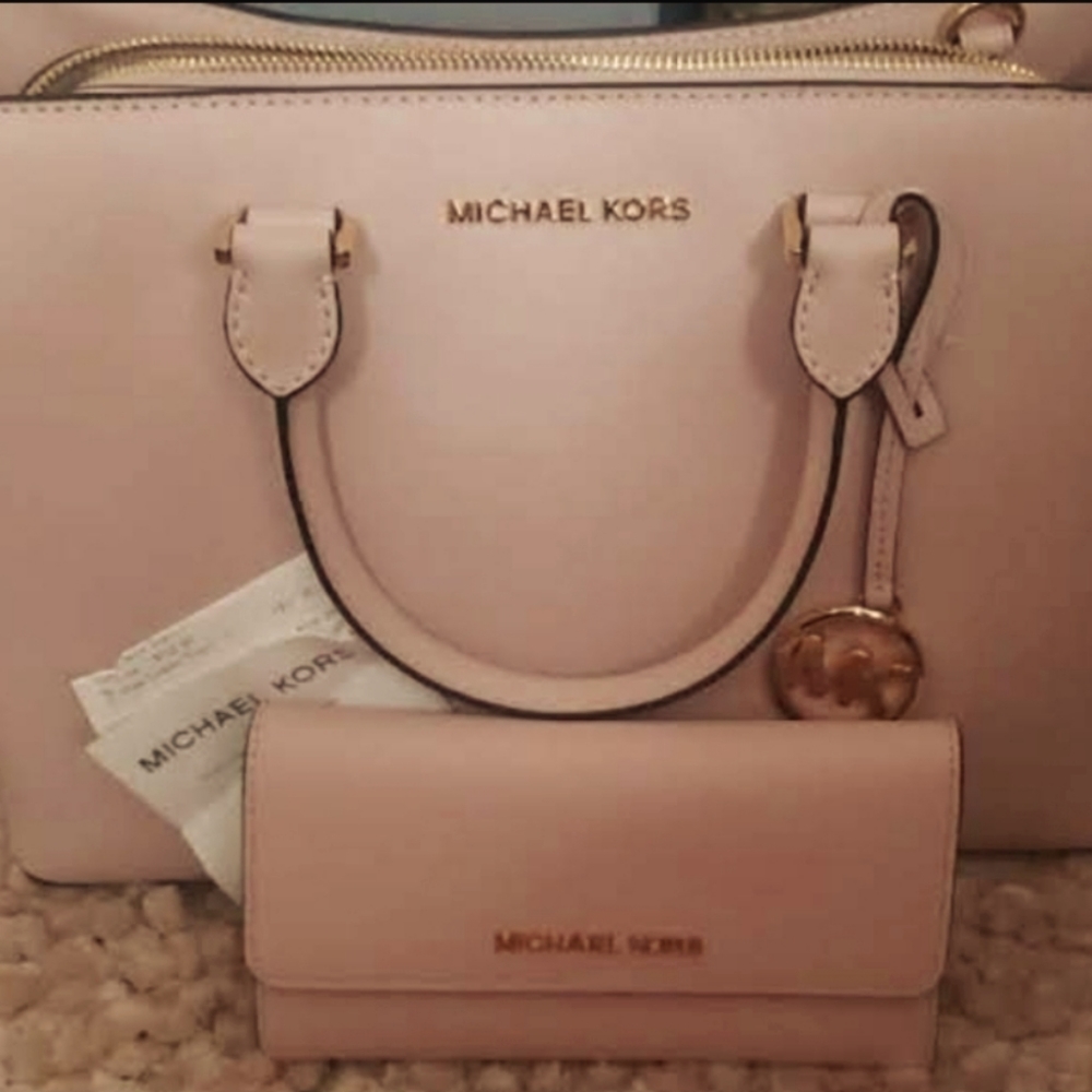 MK Purse & Wallet Set